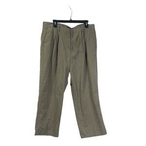 Dockers 38 x 30 Tan Plaid Classic Fit Mens Chino Dress‎ Pants